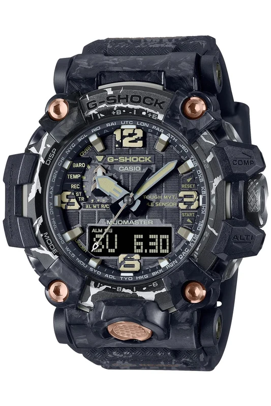 CASIO G-SHOCK GWG-2000CR-1AJF MUDMASTER Solar Radio Men Watch cracked pattern
