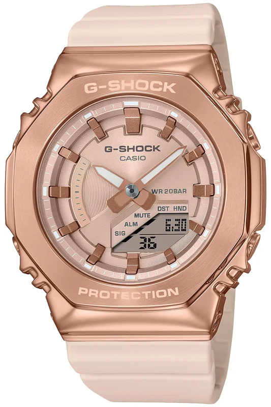 CASIO G-SHOCK GM-S2100PG-4AJF Mid Size Model Pink Gold Women Watch Resin NEW