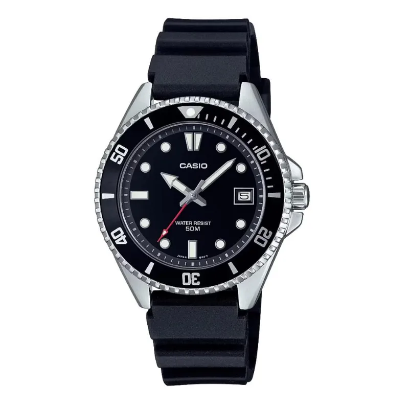 Relógio Casio Masculino Duro Prateado Menor