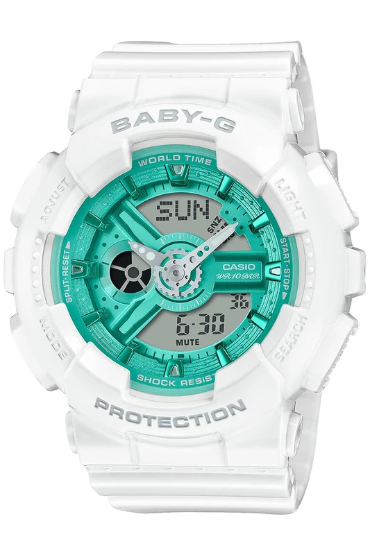 CASIO BABY-G BA-110XWS-7AJF Precious Heart Selection Women Watch White Band NEW