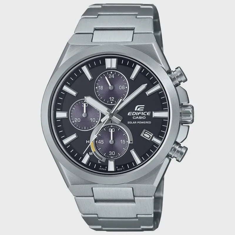 Relógio casio edifice prata masculino EQS-950D-1AVUDF