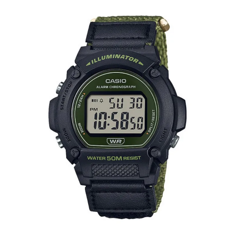 Reloj Casio Digital W-219HB-3AVDF Hombre