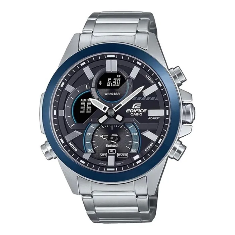 Reloj Casio Ecb30db-1adf Plateado Hombre
