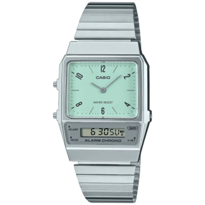 Relógio CASIO VINTAGE unissex analógico AQ-800E-3ADF