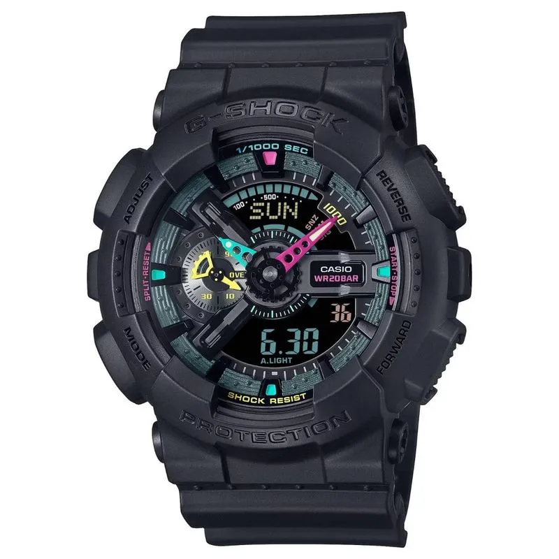 Relógio Casio G-Shock Ga-110Mf-1Adr Multi Fluorescent