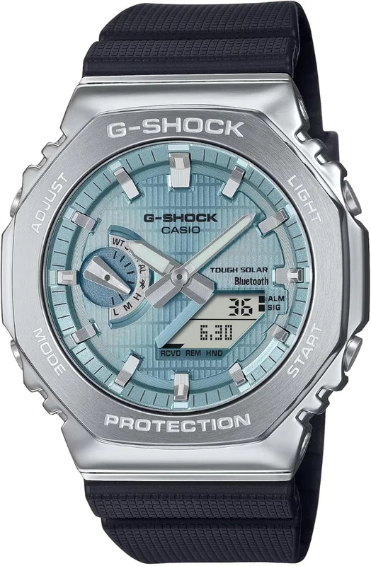 Casio G-Shock Mens Analogue-Digital Watch with Blue Dial and Black Strap GBM-2100A-1A2ER
