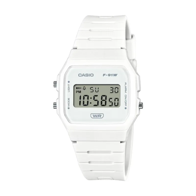 Reloj Casio F-91wb-7adf Blanco Hombre