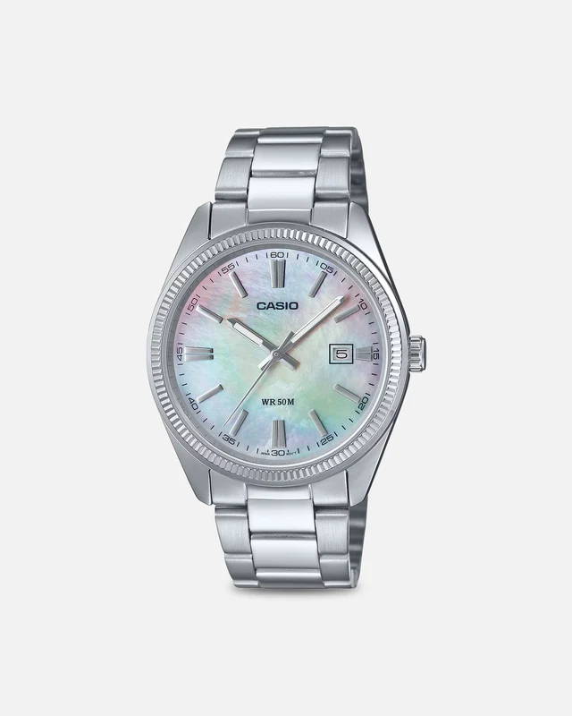 Casio MTP1302DS-7A Watch Silver ONE