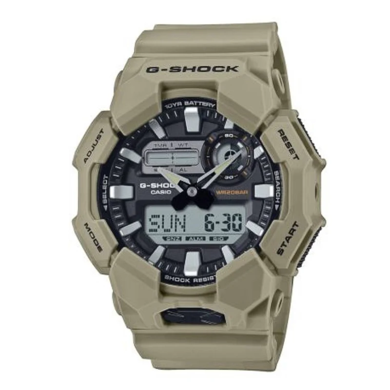 Casio - G-Shock m. sort urskive, 45 mm - GA-010-5AER