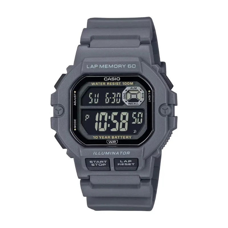Reloj Casio Ws-1400h-8bv Gris Hombre
