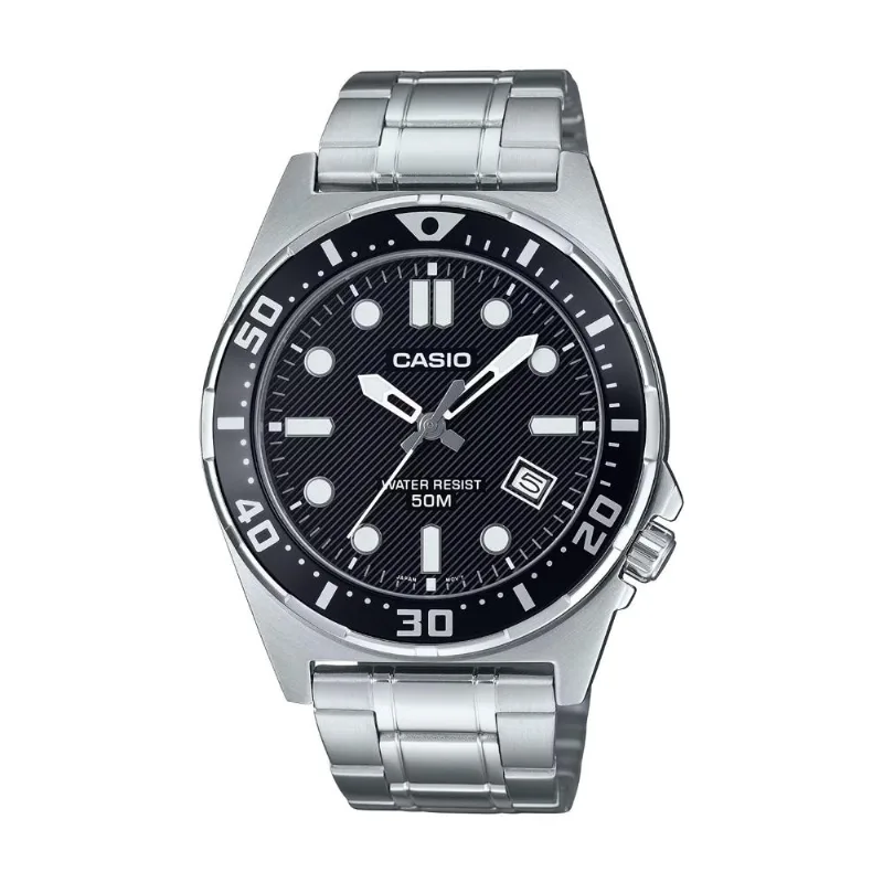 Reloj Casio Mtd-135d-1avdf Plateado Hombre
