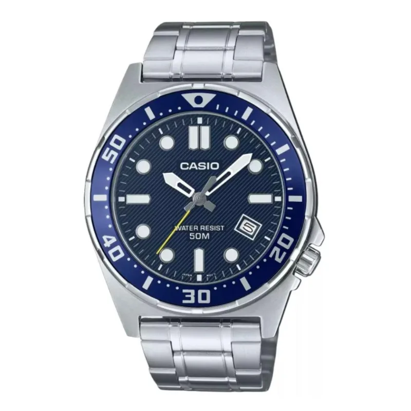Reloj Casio Mtd-135d-2avdf Plateado Hombre