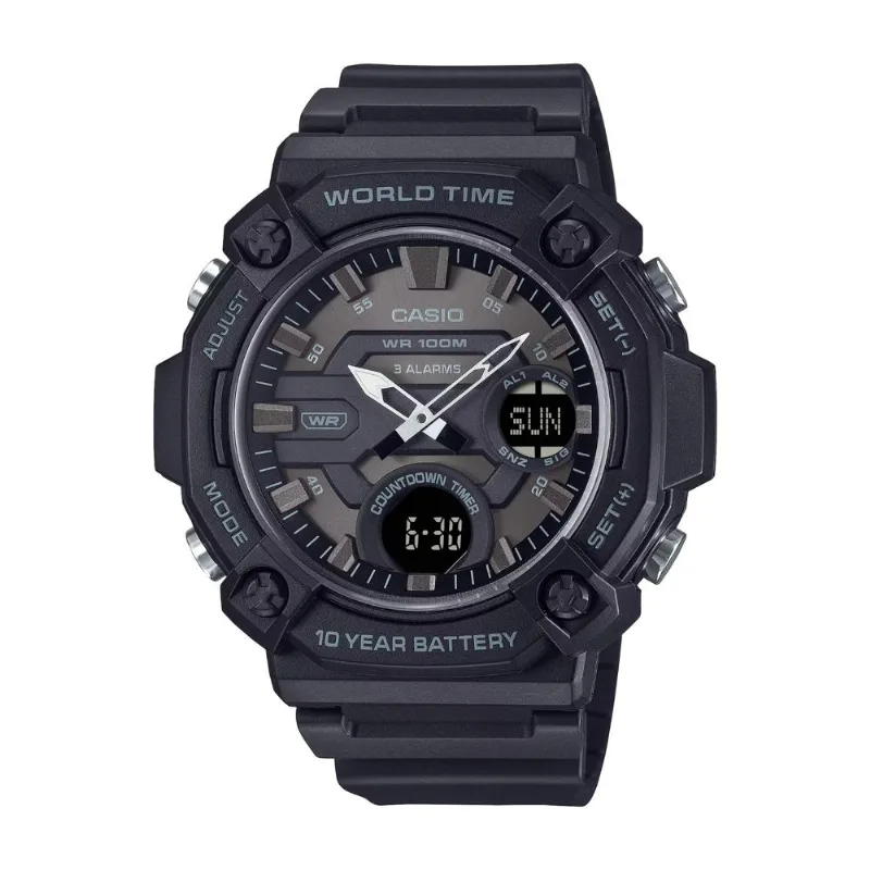 Reloj G-shock Aeq-120w-1bvdf Negro Hombre
