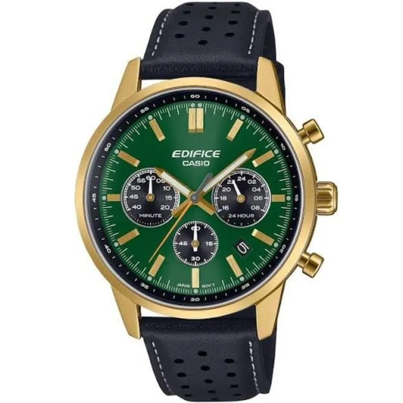 Relógio Casio Masculino Edifice Cronógrafo Dourado