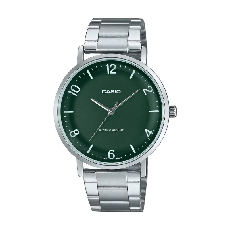 Reloj Casio Mtp-vt03d-3bdf Plateado Hombre