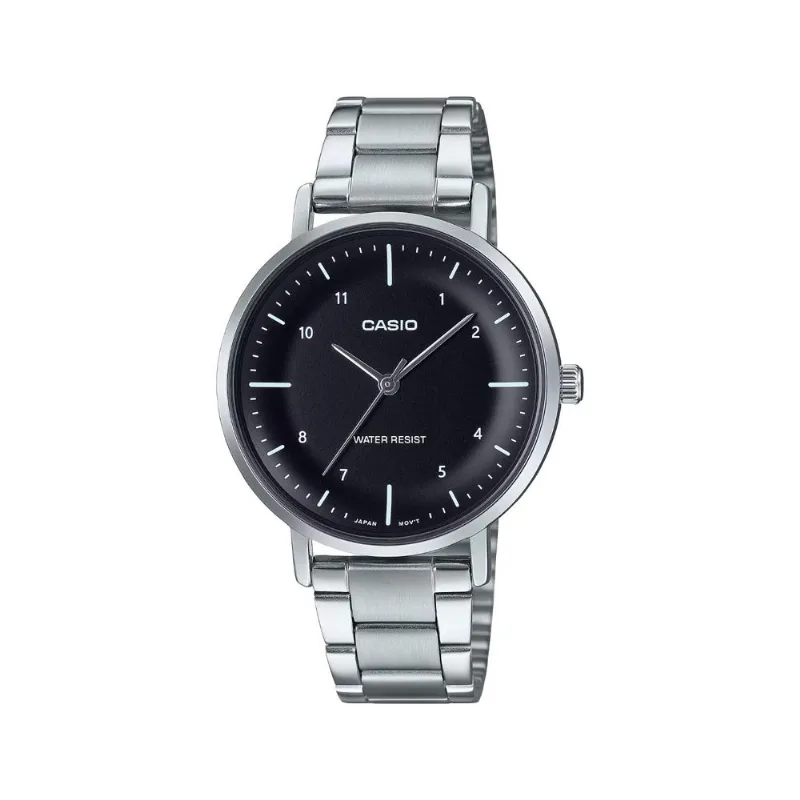 Reloj Casio Ltp-vt03d-1bdf Plateado Mujer