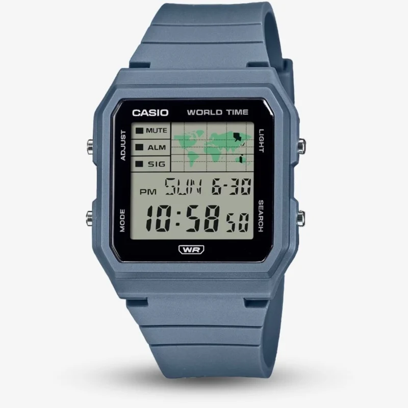Casio Unisex Digital Watch with LED Dial and Blue Strap LF-30W-2AEF