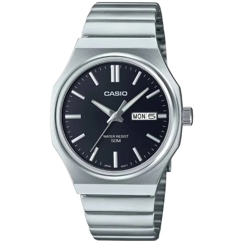 Relógio Casio Masculino Clássico Prateado