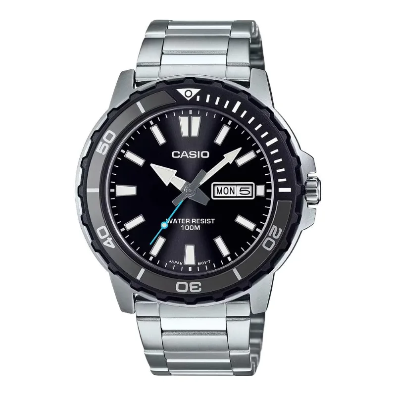 Relógio Casio Masculino Esportivo Prateado