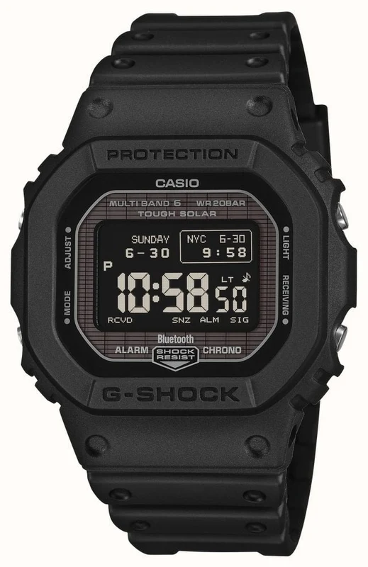 Casio G-Shock Mens Digital Watch with Black Dial and Black Strap GW-BX5600-1A1ER