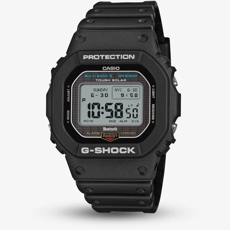 Casio G-Shock Mens Digital Watch with Black Dial and Black Strap GW-BX5600-1ER