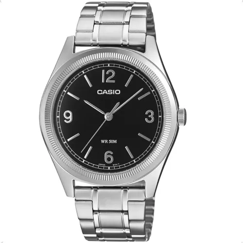 Relógio Casio Collection Mtp-b210d-1av Prateado Preto