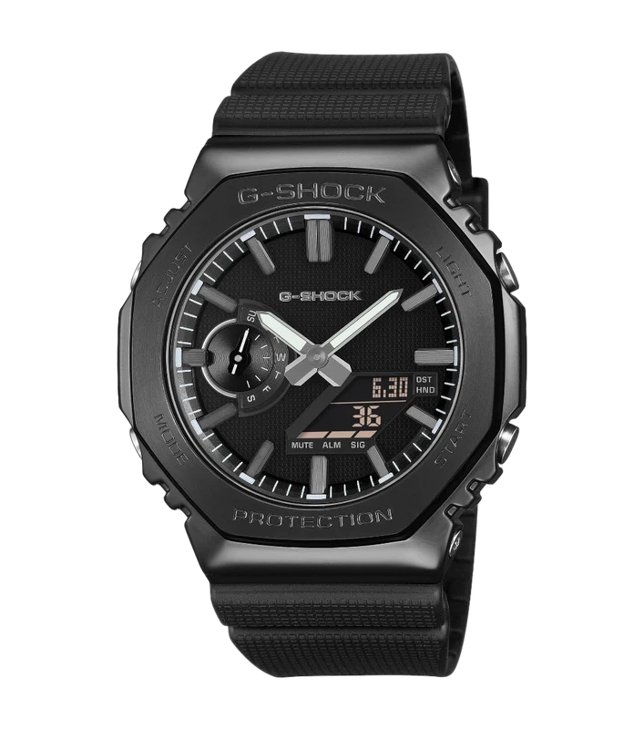 Casio G-Shock Mens Analogue-Digital Watch with Black Dial and Black Strap GM-2100LXB-1AER
