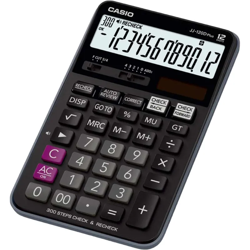 Calculadora Casio Jj 120d (12 Digitos) Preto