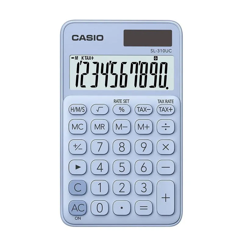 Calculadora Portátil Casio C/ Visor Amplo 10 Dígitos E Alimentação Dupla