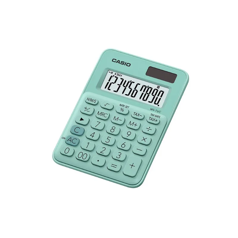 Mini Calculadora Casio De Mesa C/ Visor Amplo 10 Dígitos
