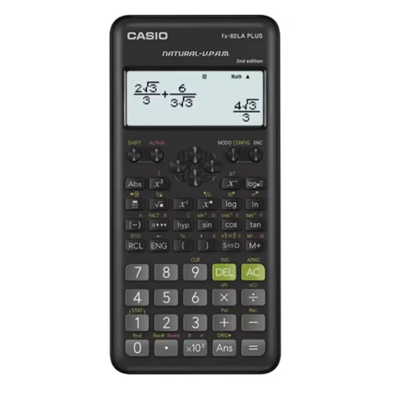 Calculadora Cientifica 252 Funciones Color Negro Casio Fx-82la Plus-bk-2
