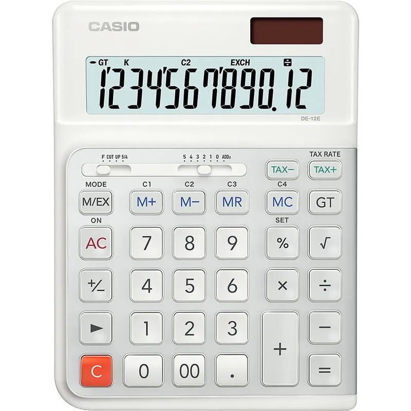 Calculadora Compacta Casio De 12e We Branco