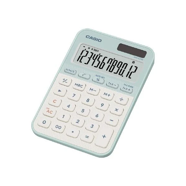 カシオ カラフル電卓 MW-C20D-LG-N 4549526621086