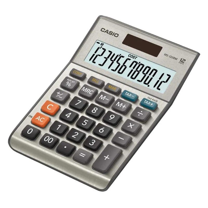 Calculadora de Escritorio | Casio | MS-120BM | 12 Dígitos Calculadora de Escritorio Casio MS-120BM