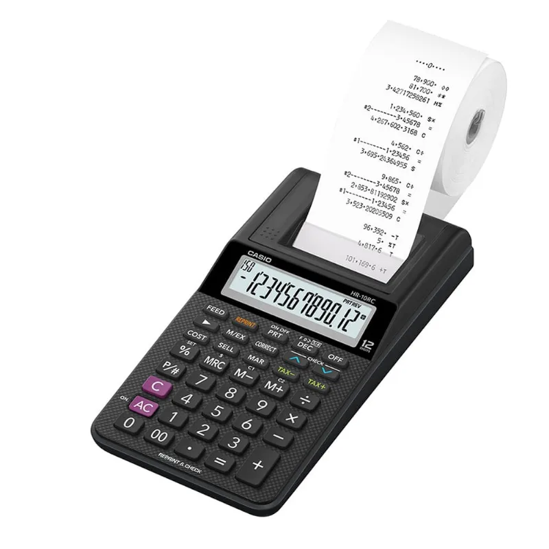 Calculadora Sumadora | Casio | HR-10RC | 12 Dígitos Calculadora Sumadora Casio Hr-10RC