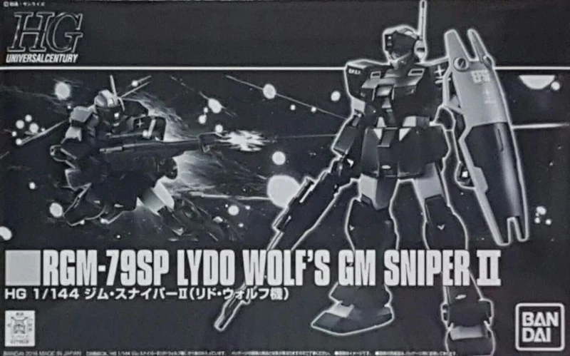 HGUC 1/144 Mobile Suit Gundam RGM-79SP Lido Wolfe's Jim Sniper II Kit BAN11629