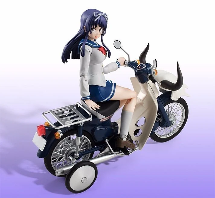 S.H.Figuarts Bakuon!! HIJIRI MINOWA Uniform Ver & SUPER CUB 50 Set Figure BANDAI