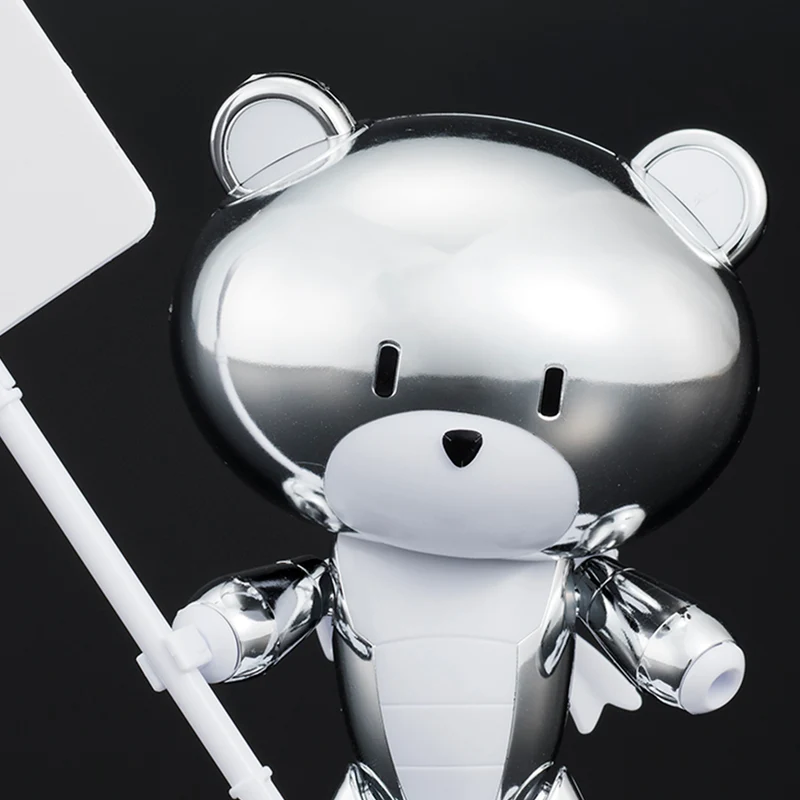 HG 1/144 The Gundam Base Limited Petit'gguy Silver Sparkle & Placard