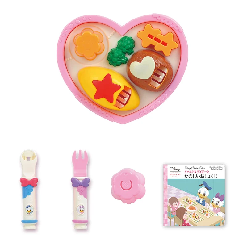 Bandai Always tight Remin & Solan Donald & Daisy Oshokuji plate set Kids Toy NEW
