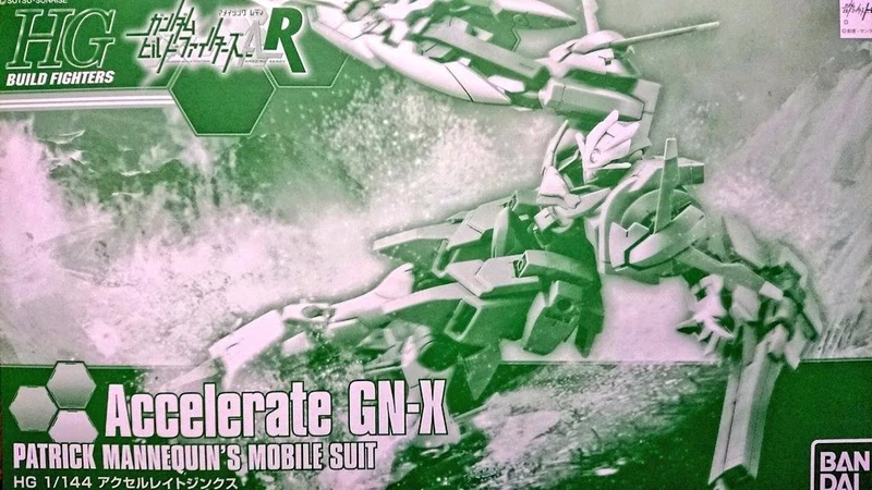 BANDAI HGBF 1/144 Accelerate GN-X Plastic Model Kit Gundam Build Fighters NEW