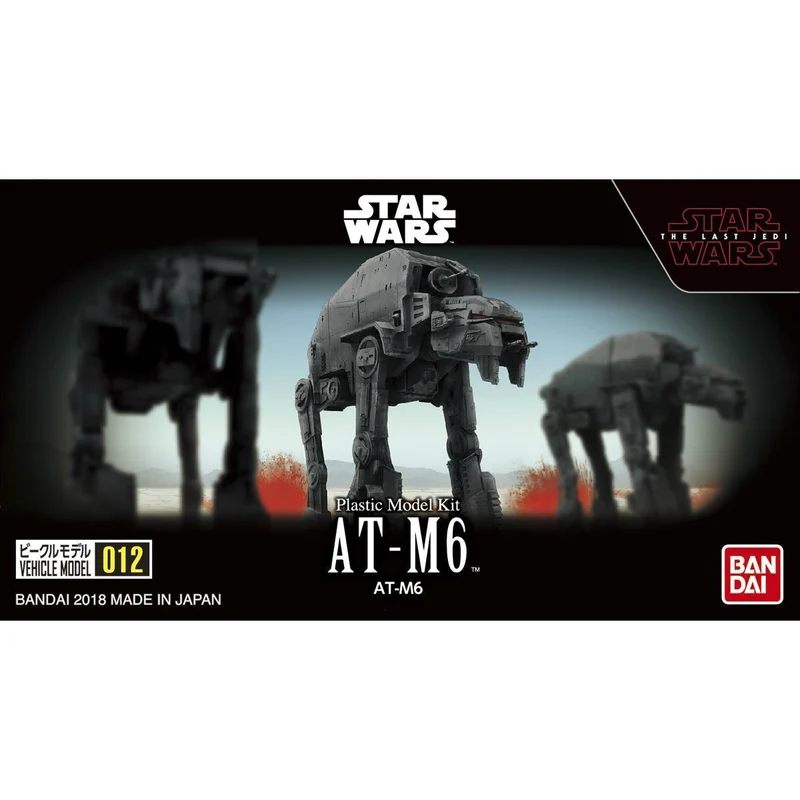 BANDAI Star Wars THE LAST JEDI VEHICLE MODEL 012 AT-M6 Model Kit NEW from Japan