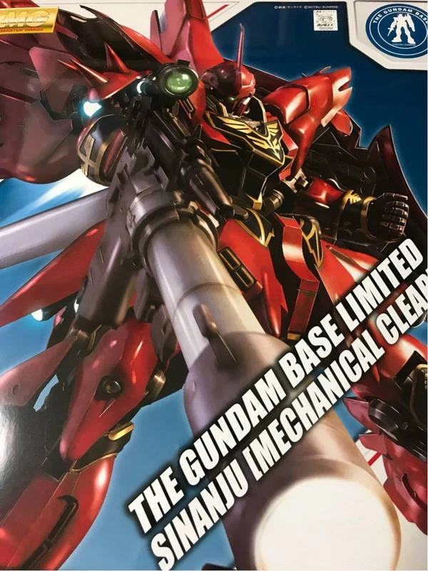 MG 1/100 Gundam Base Limited Sinanju Mechanical Clear Plastic Model Kit A12 NEW