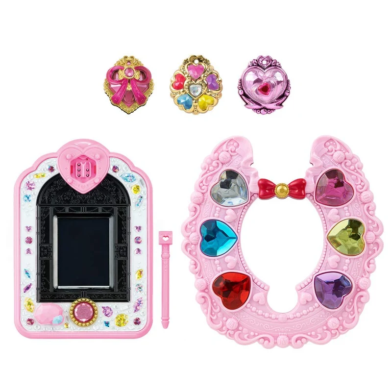 Hugtto! PreCure Mirai Pad & Memorial Cure Clock Set BANDAI Battery Powered NEW