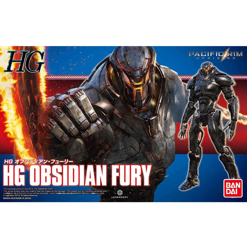 BANDIA HG Pacific Rim Uprising OBSIDIAN FURY Plastic Model Kit NEW from Japan