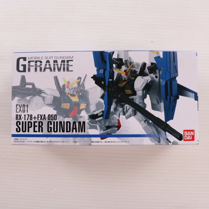 [FIG] (単品)(食玩) 機動戦士ガンダム Gフレーム EX01 スーパーガンダム 機動戦士Zガンダム 可動フィギュア バンダイ(20200727)