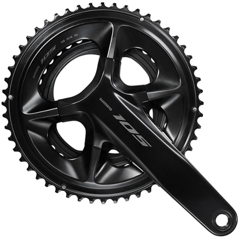 Shimano 105 FC-R7100 12-Speed Road Crankset 52/36T 165mm Black