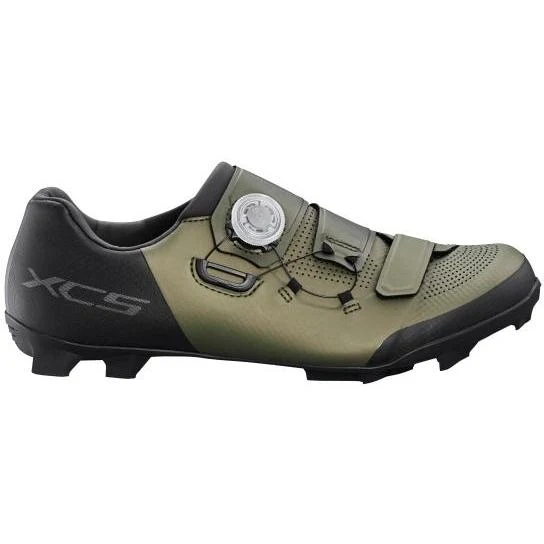 Shimano XC502 E-Width Mens MTB Shoes Green/Black 2022 Shoes - 43