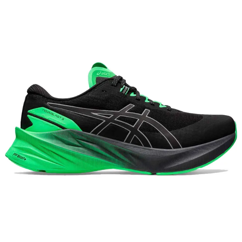 Tênis Asics Novablast 3 Lite-Show Masculino - Preto e Verde 41