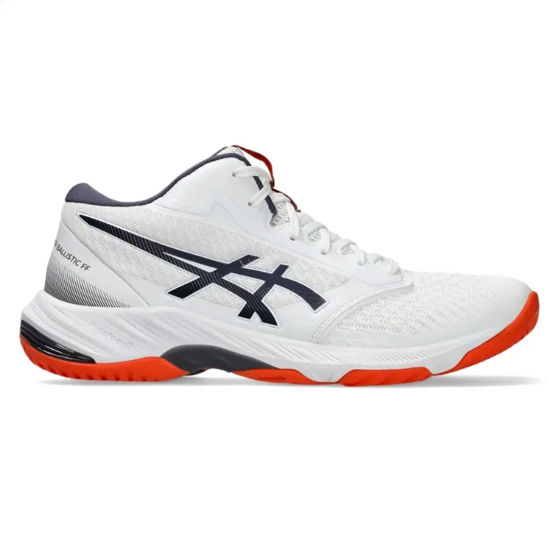 Tênis Asics Netburner Ballistic ff 3 Masculino Branco Vôlei