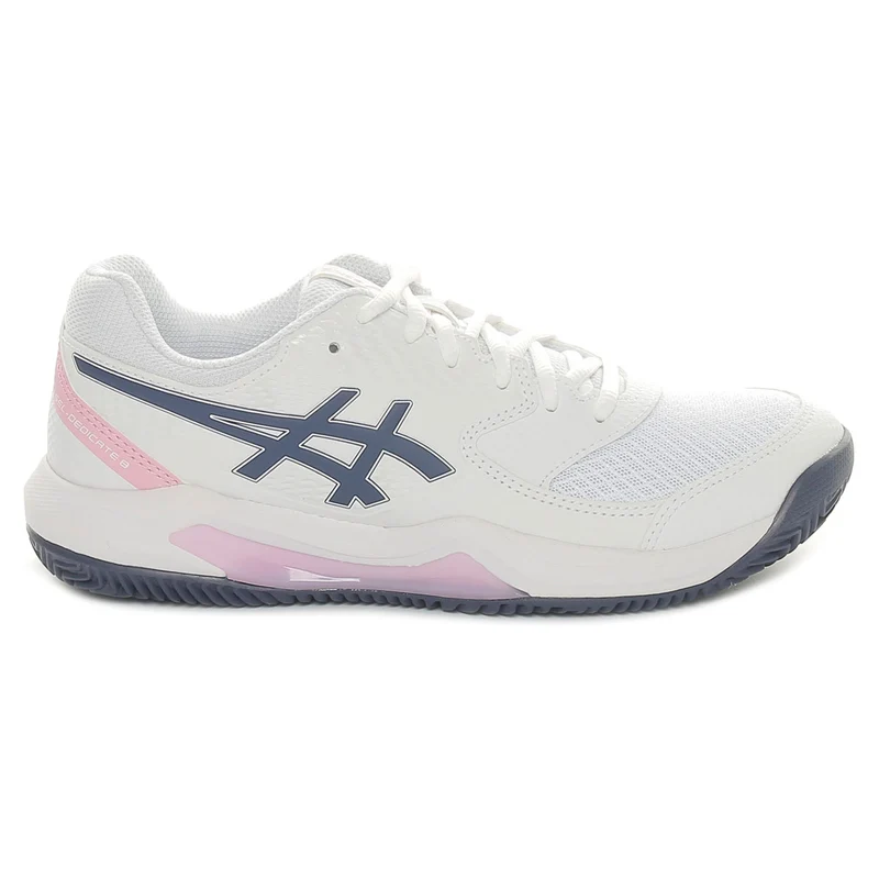 Scarpa da Tennis Donna Asics Gel-Dedicate 8 Clay Bianco Blu 35 1/2